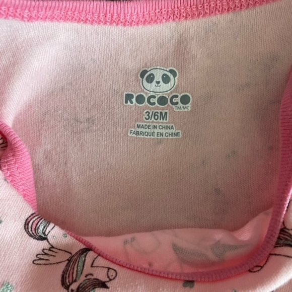 Baby Unicorn Onesie 3-6M - Picture 3 of 4